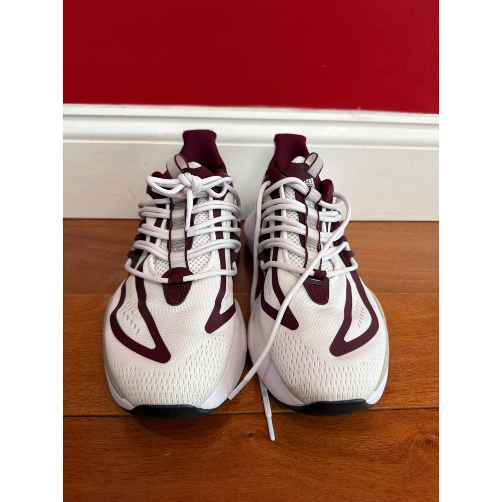 Adidas Alphaboost V1 Mississippi‎ State Men White Maroon IE1030 Running Shoes 6